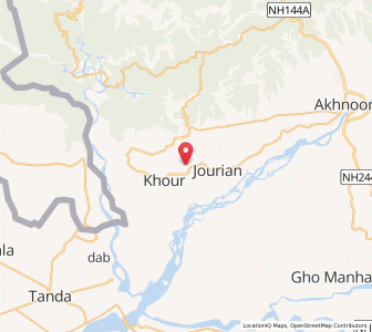 Map of Chak Mala, Kashmir