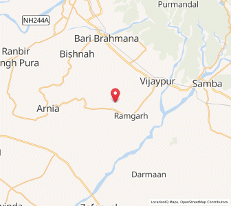 Map of Chak Salehriyan, Kashmir