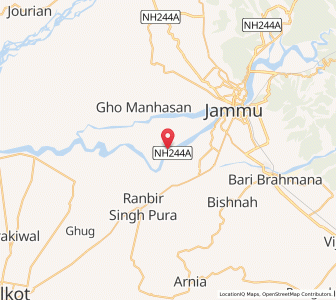 Map of Chak Sardar Desa Singh, Kashmir