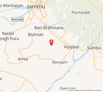 Map of Chak Suba, Kashmir