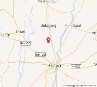 Map of Chakand, Bihar