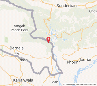 Map of Chakla, Kashmir