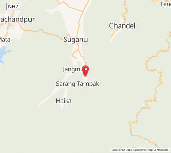 Map of Chakpi Karong, Manipur