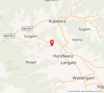 Map of Chakpur, Kashmir
