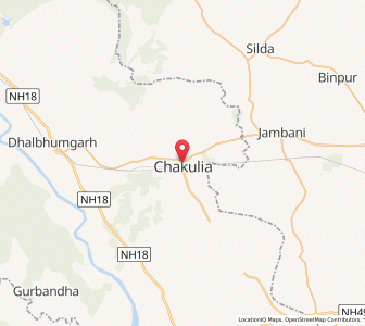 Map of Chakulia, Jharkhand