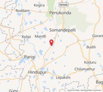 Map of Chalakuru, Andhra Pradesh