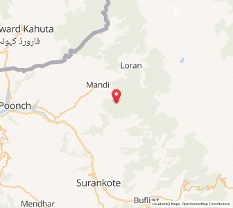 Map of Chalkri, Kashmir