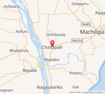 Map of Challapalle, Andhra Pradesh
