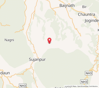 Map of Chamar Palru, Himachal Pradesh