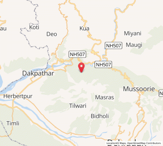 Map of Chamela, Uttarakhand