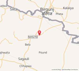 Map of Champapur, Bihar