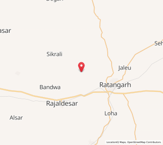 Map of Champawasi, Rajasthan