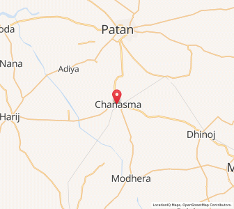 Map of Chanasma, Gujarat