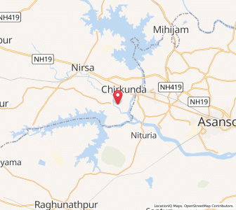Map of Chanch, West Bengal