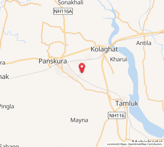 Map of Chanchiara, West Bengal