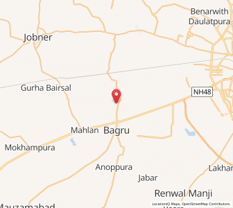 Map of Chanchukiya, Rajasthan