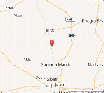 Map of Chand Bhan, Punjab