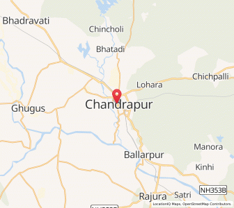 Map of Chanda, Uttar Pradesh