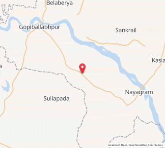 Map of Chandabila, West Bengal