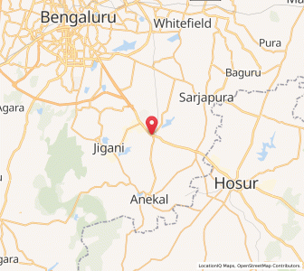 Map of Chandapura, Karnataka