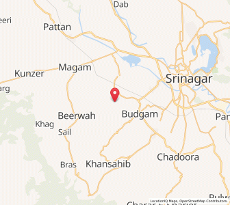 Map of Chandapura, Kashmir