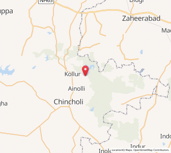 Map of Chandarpalli, Karnataka