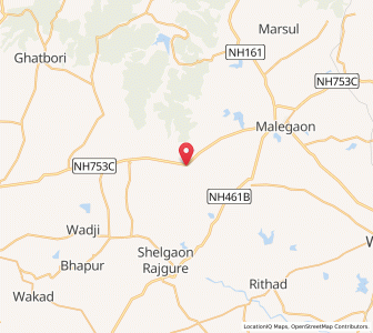 Map of Chandas, Maharashtra