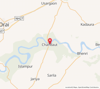 Map of Chandaut, Uttar Pradesh