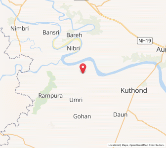 Map of Chandawali, Uttar Pradesh