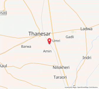 Map of Chanderbhanpur, Haryana