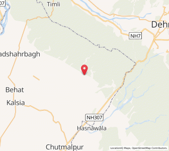 Map of Chandigher, Uttar Pradesh