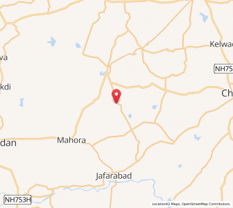 Map of Chandol, Maharashtra