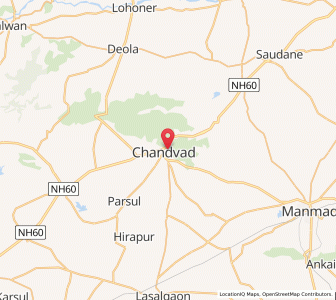 Map of Chandor, Goa