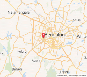 Map of Chandra Layout, Karnataka