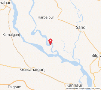 Map of Chandrampur, Uttar Pradesh