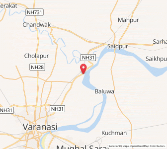 Map of Chandrauti, Uttar Pradesh