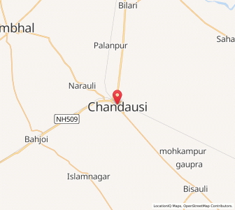 Map of Chanduasi, Uttar Pradesh