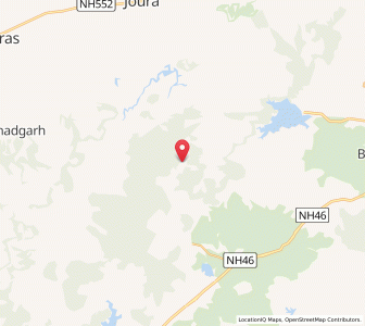 Map of Chandupura, Madhya Pradesh