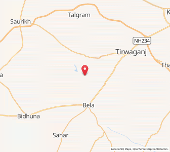 Map of Chandwahar, Uttar Pradesh