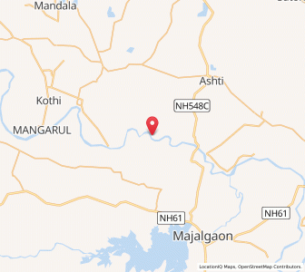 Map of Changatpuri, Maharashtra