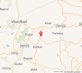 Map of Changomal, Andhra Pradesh