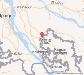Map of Changrabandha, West Bengal