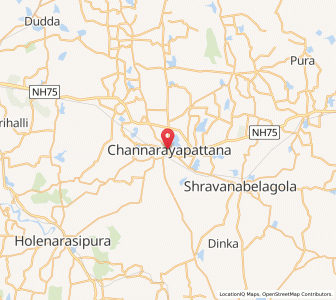 Map of Channarayapatna, Karnataka