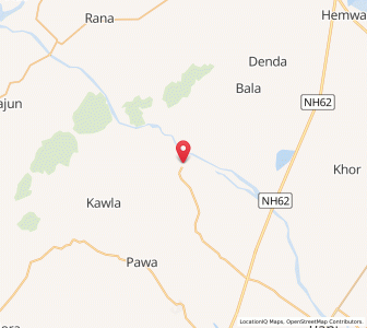 Map of Chanod, Rajasthan