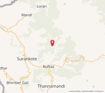 Map of Chanowali, Kashmir