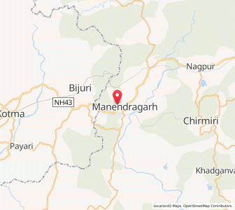 Map of Chanwari, Madhya Pradesh