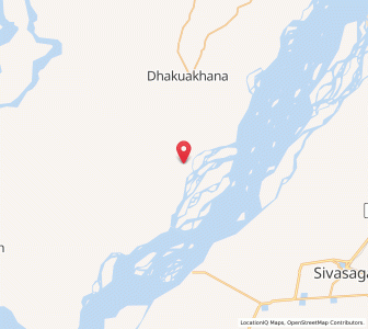 Map of Chaorokiagaon, Assam