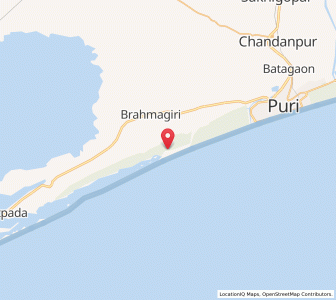 Map of Chapamanik, Odisha