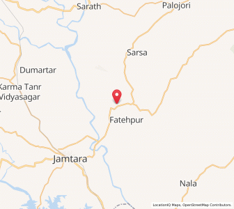 Map of Chaparia, Jharkhand