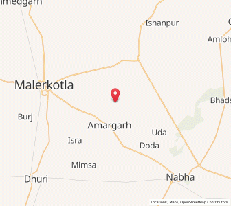 Map of Chaprauda, Punjab